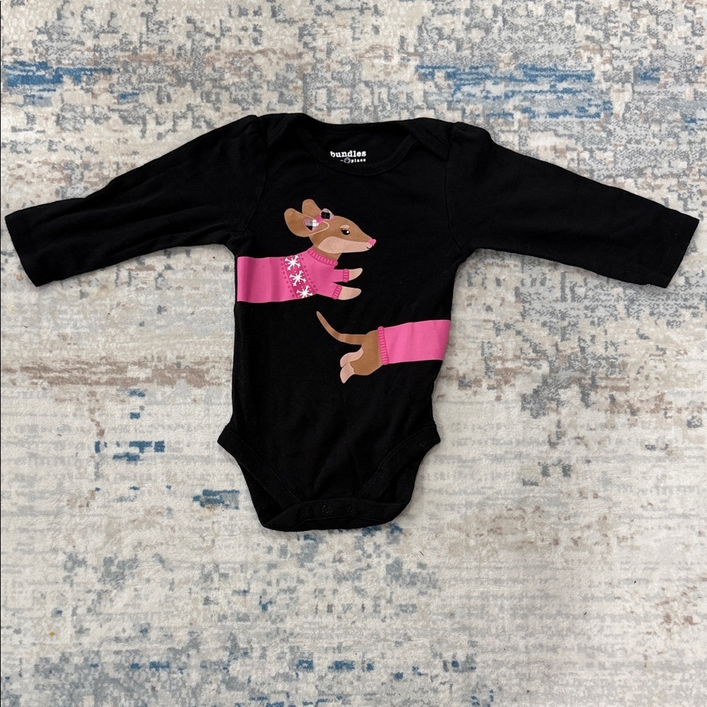 Baby One-Piece With Reindeer